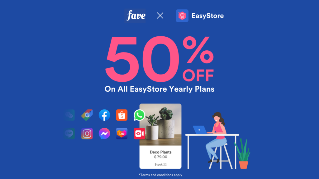 Easystore 50% off