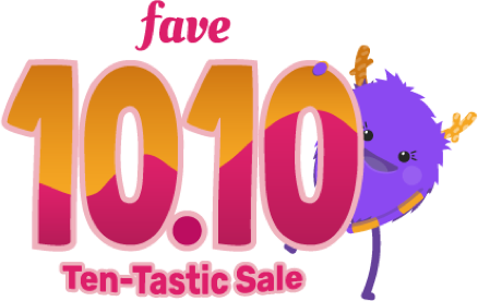 fave, ten-tastic sale, deals, marketing